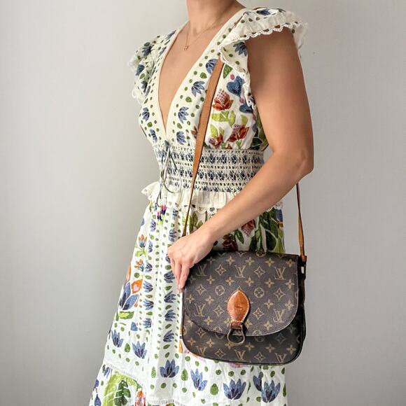 Louis Vuitton Saint Cloud GM Monogram Crossbody / Shoulder Bag TH0967 - Picture 2 of 12